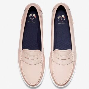 Cole Haan Women's Patent Nantucket Penny Loafer in Pink Dogwood